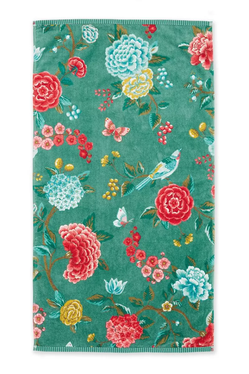 Pip Studio Lot De 3 Serviettes De Bain Good Evening En Coloris 55 X 100 Cm Vert New