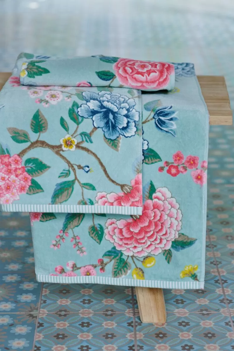 Pip Studio Lot De 3 Serviettes Invite Good Evening En Coloris 30 X 50 Cm Bleu Cheap