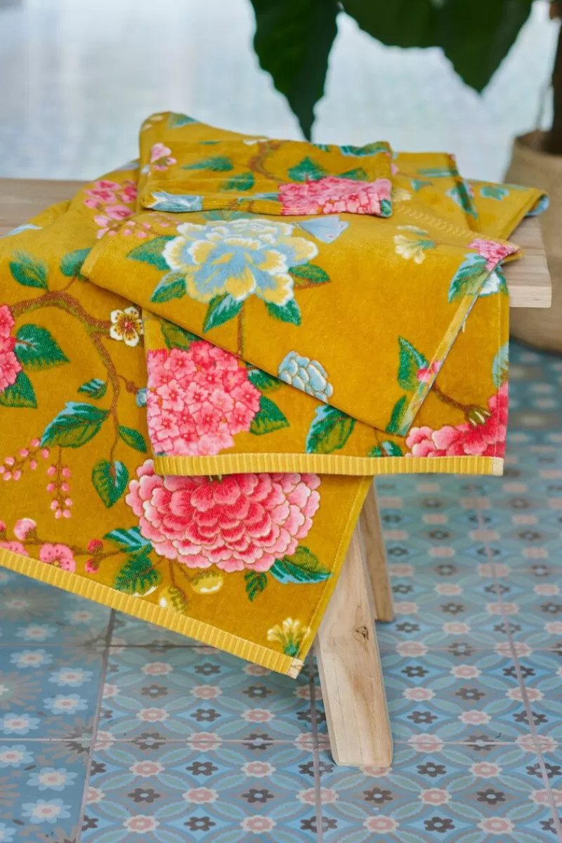 Pip Studio Lot De 3 Serviettes Invite Good Evening En Coloris 30 X 50 Cm Jaune Clearance