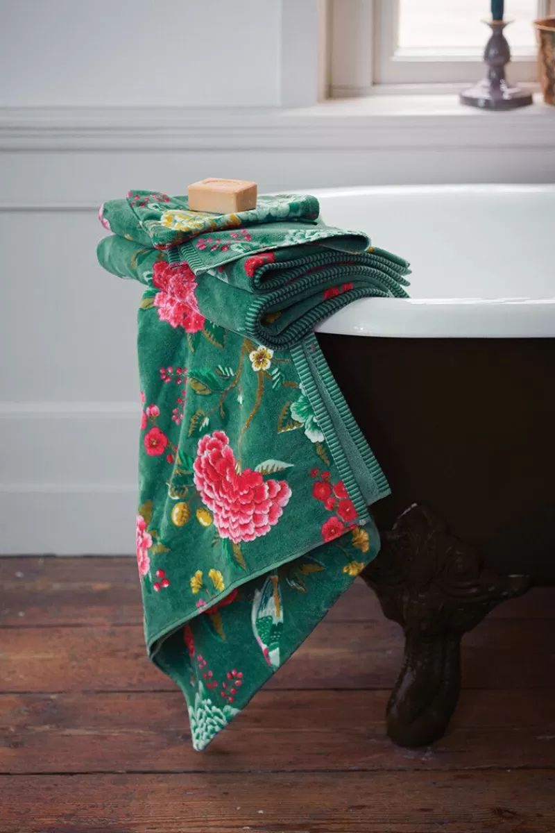 Pip Studio Lot De 3 Serviettes Invite Good Evening En Coloris 30 X 50 Cm Vert Sale