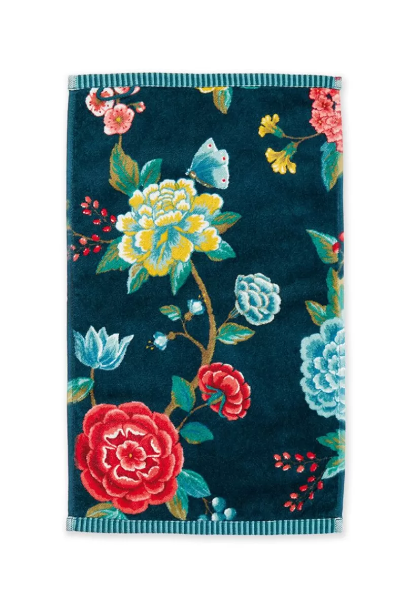 Pip Studio Lot De 3 Serviettes Invite Good Evening En Coloris Fonce 30 X 50 Cm Bleu Hot