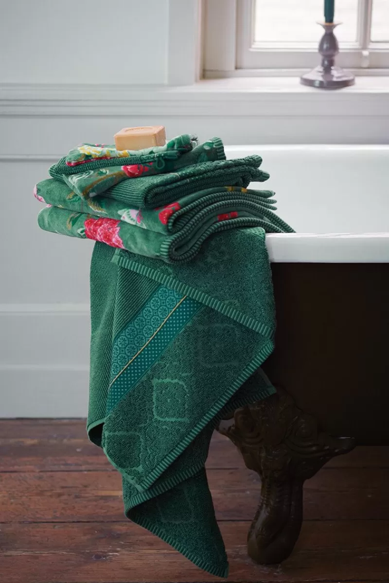 Pip Studio Lot De 3 Serviettes Invite Soft Zellige En Coloris 30 X 50 Cm Vert Flash Sale