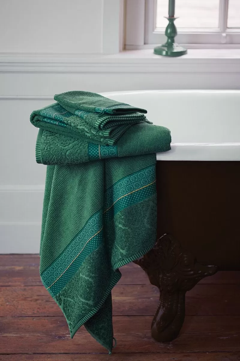 Pip Studio Lot De 3 Serviettes Invite Soft Zellige En Coloris 30 X 50 Cm Vert Flash Sale