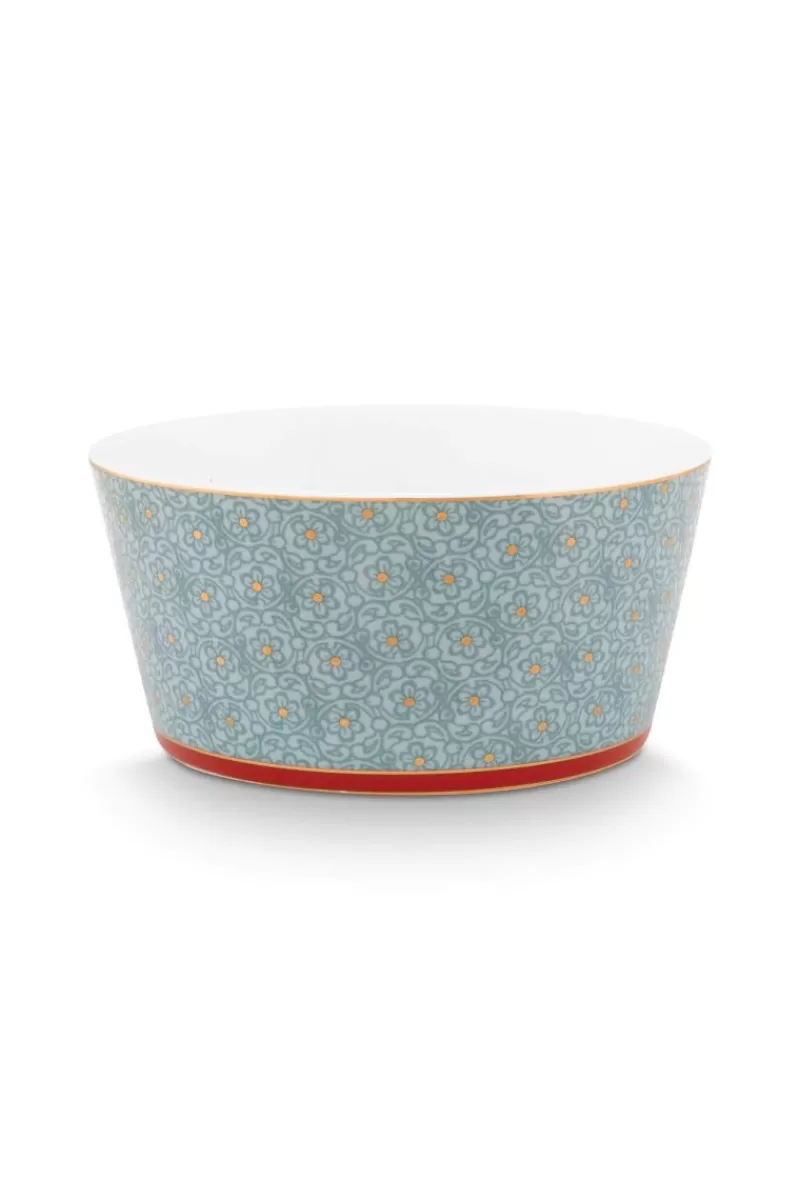 Pip Studio Lot De 4 Articles Bols Oriental Flower Festival 12Cm Bleu Discount