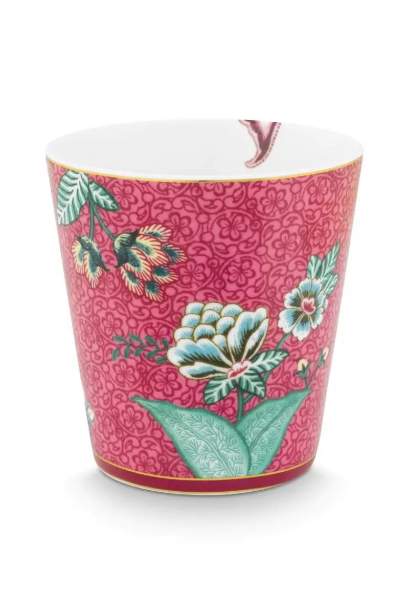 Pip Studio Lot De 4 Articles Tasses Oriental Flower Festival Fonce Rose Outlet