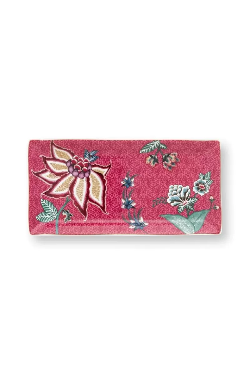 Pip Studio Lot De 6 Articles Sushi Oriental Flower Festival Fonce Rose Best