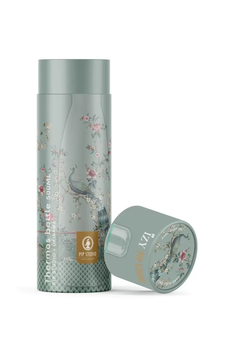 Pip Studio Okinawa Bouteille IsoThérme En Coloris 500Ml Vert Sale