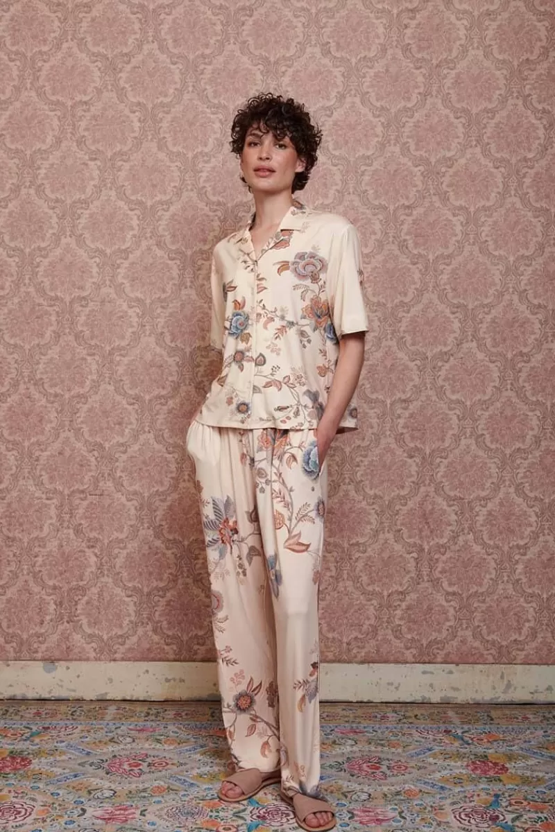 Pip Studio Pantalon Cece Fiore En Coloris Blanc Clearance