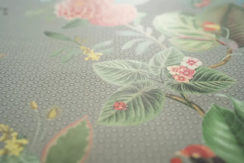 Pip Studio Papier Peint Mural Floris En Coloris Kaki Best