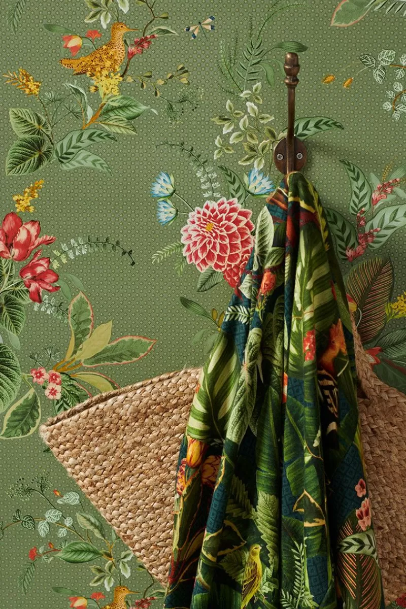 Pip Studio Papier Peint Mural Floris En Coloris Vert Sale