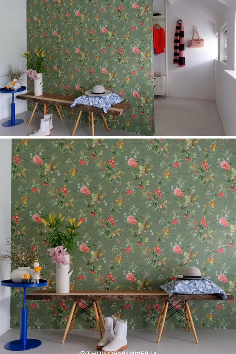 Pip Studio Papier Peint Mural Floris En Coloris Vert Sale