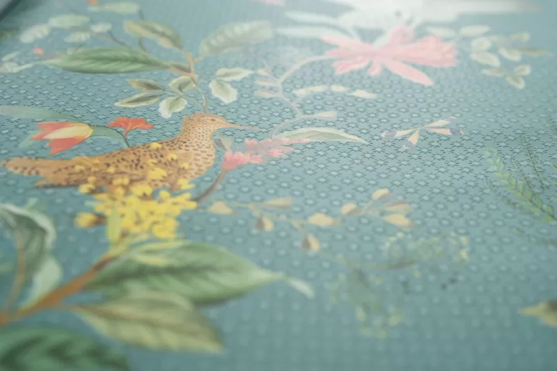 Pip Studio Papier Peint Mural Floris En Coloris Essence Bleu Shop