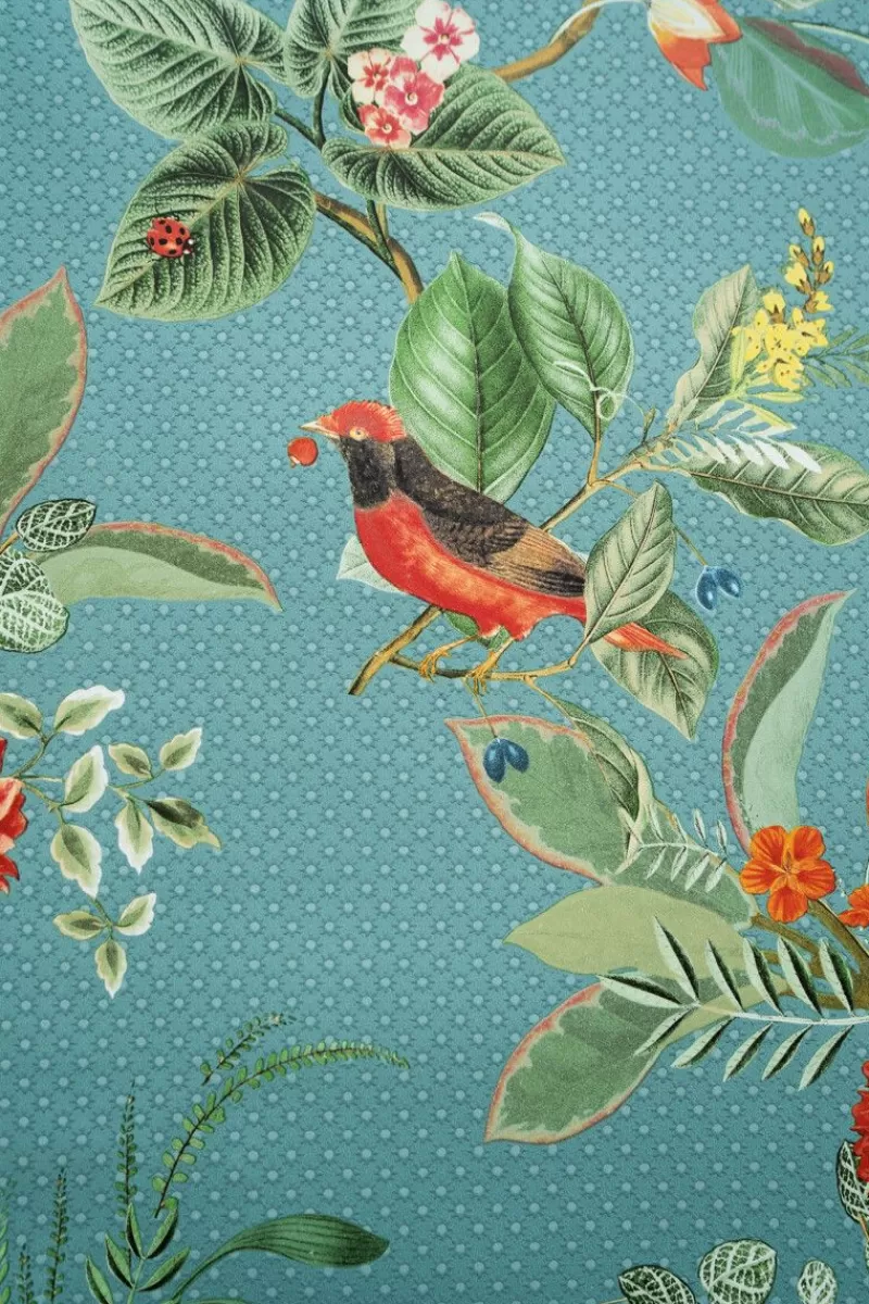 Pip Studio Papier Peint Mural Floris En Coloris Essence Bleu Shop