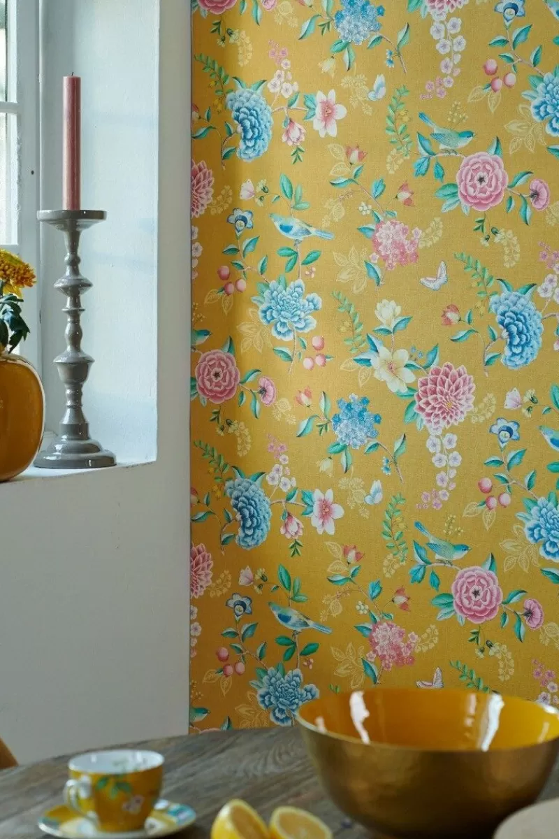 Pip Studio Papier Peint Mural Good Evening En Coloris Jaune Outlet