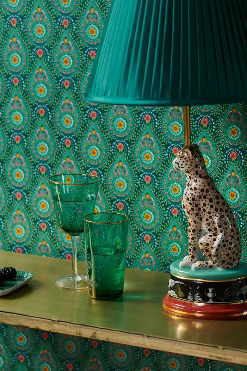 Pip Studio Papier Peint Mural Raindrops En Coloris Vert Best Sale