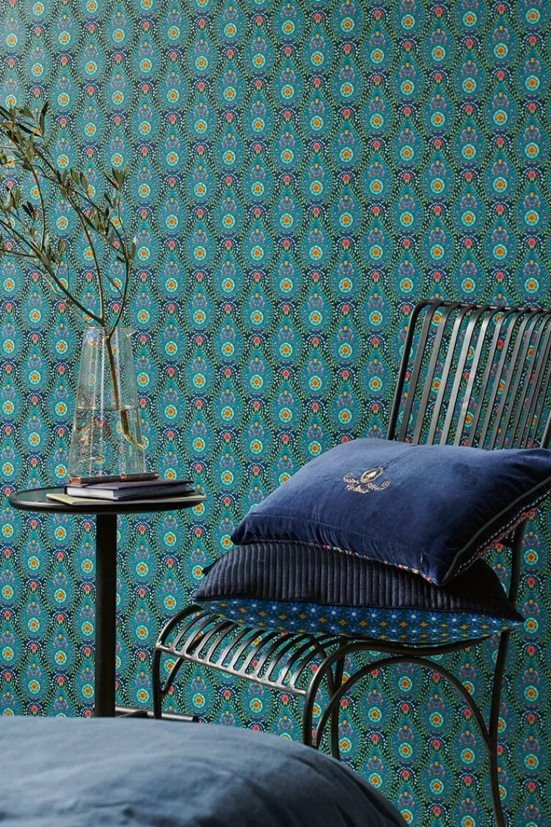 Pip Studio Papier Peint Mural Raindrops En Coloris Fonce Bleu Fashion