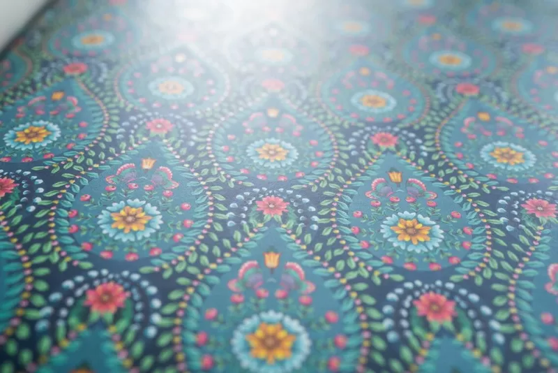 Pip Studio Papier Peint Mural Raindrops En Coloris Fonce Bleu Fashion