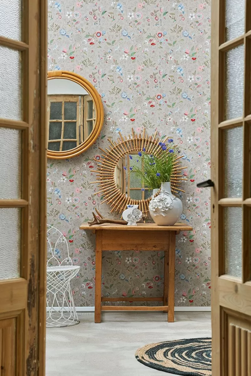 Pip Studio Papier Peint Mural Spring To Life En Coloris Kaki Vert Store