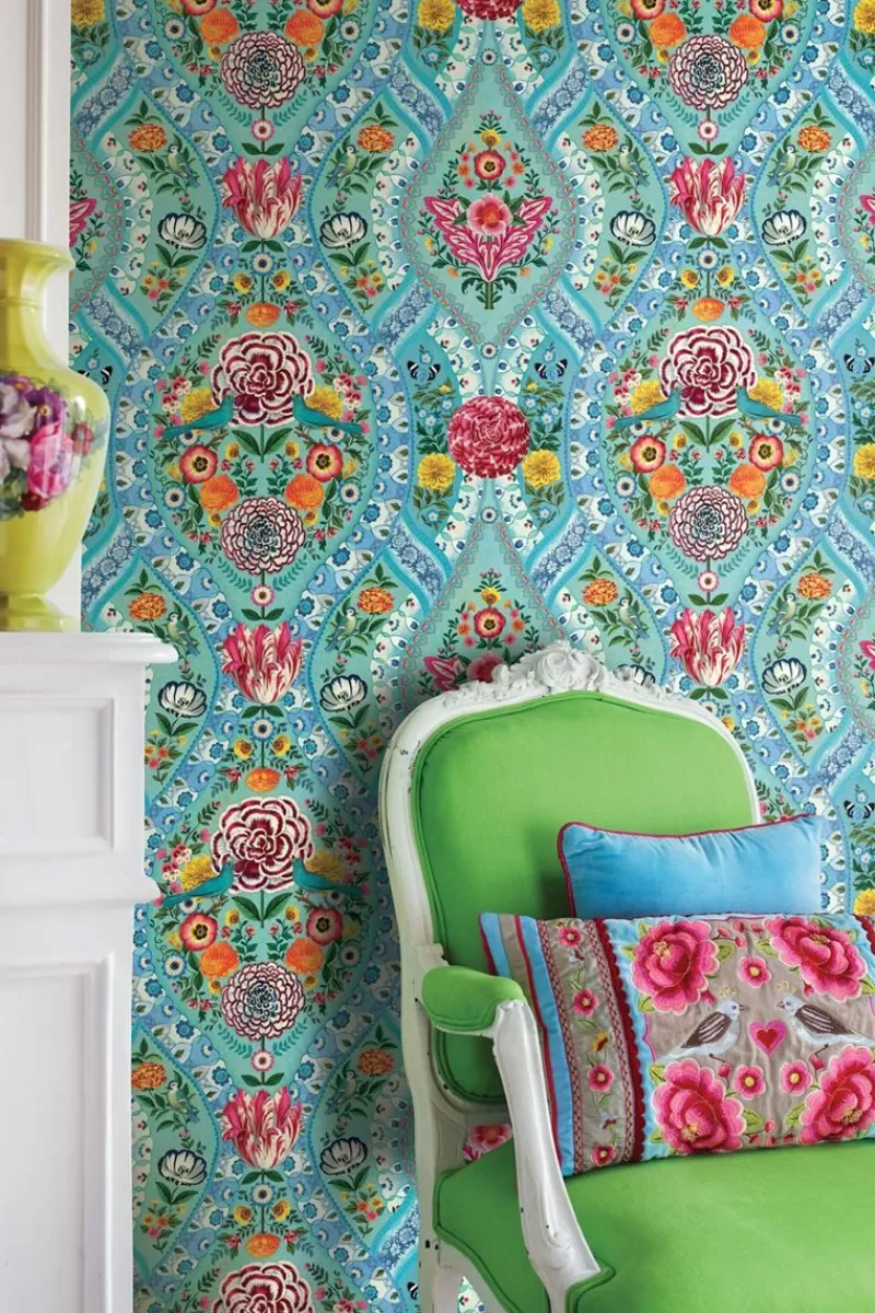 Pip Studio Papier Peint Photo Melody En Coloris Bleu Sale