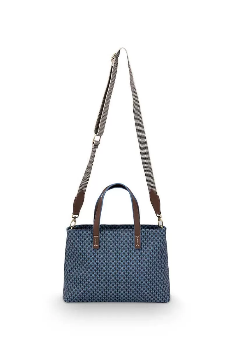 Pip Studio Petit Sac Shopping Suki En Coloris Bleu Shop