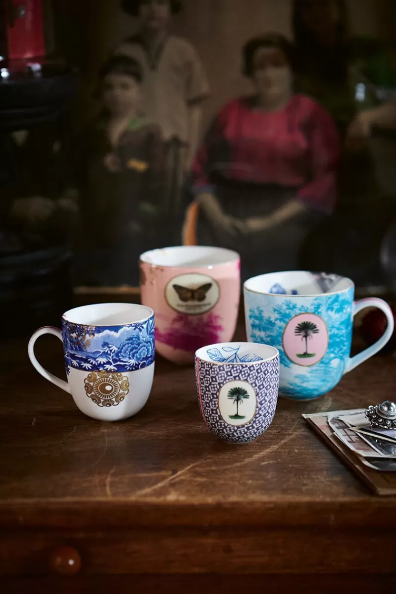 Pip Studio Petit Tasse Heritage A Lisere En Coloris Bleu Hot