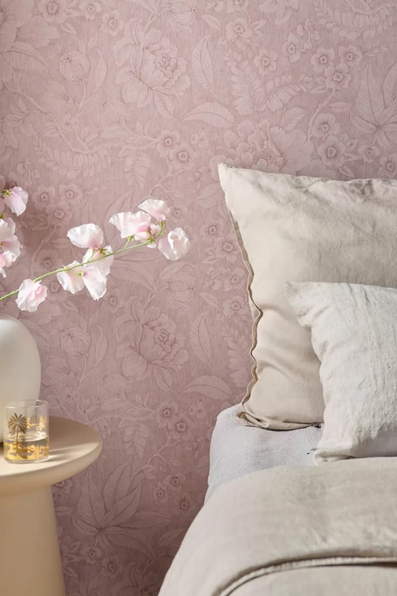 Pip Studio Papier Peint Intissé Casa Dei Fiori Mauve Clair Violet Store