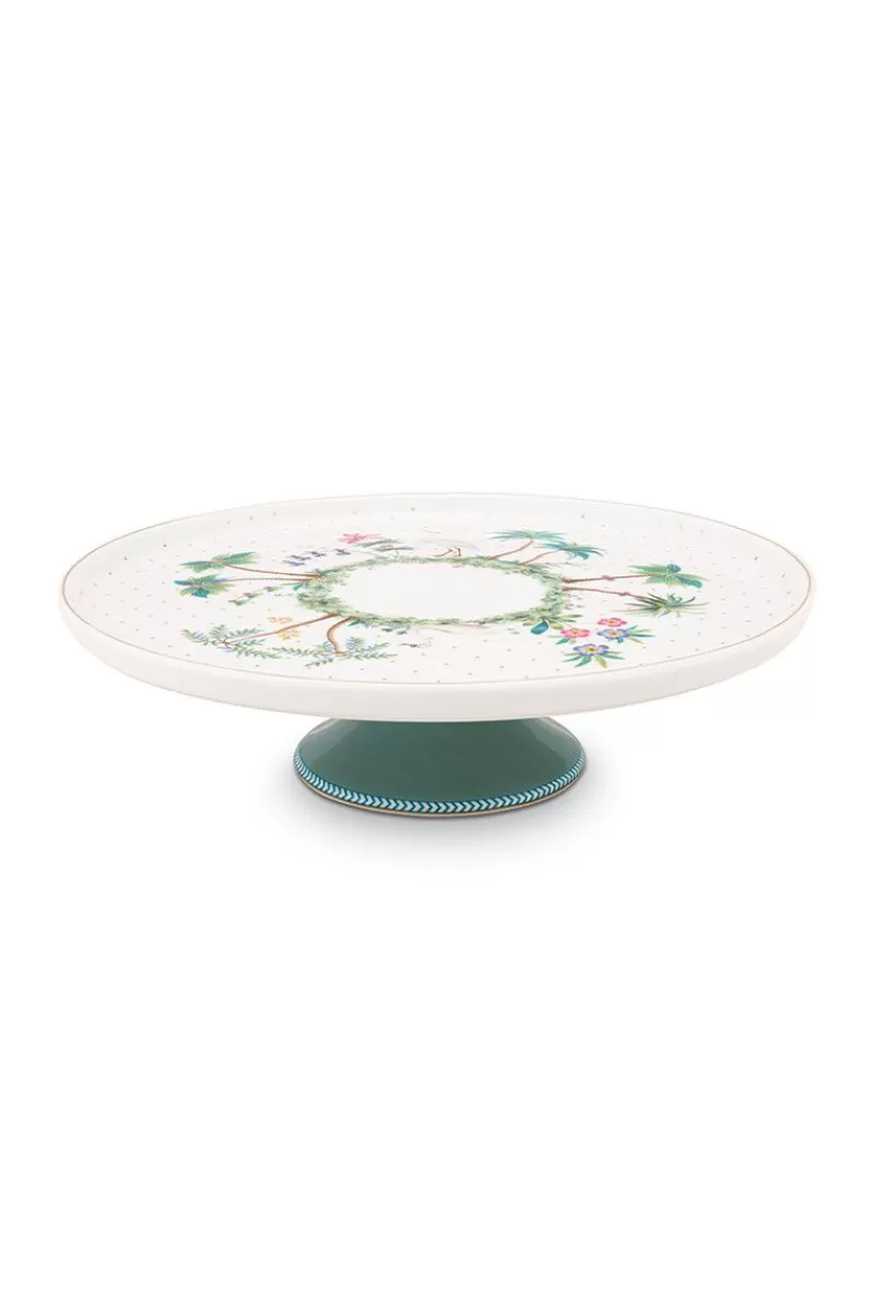 Pip Studio Plateau A Gâteaux De Petite Taille Jolie En Coloris Blanc Clearance