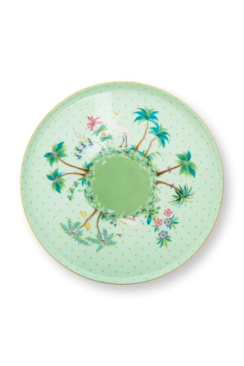 Pip Studio Plateau A Gâteaux De Petite Taille Jolie En Coloris Vert Cheap