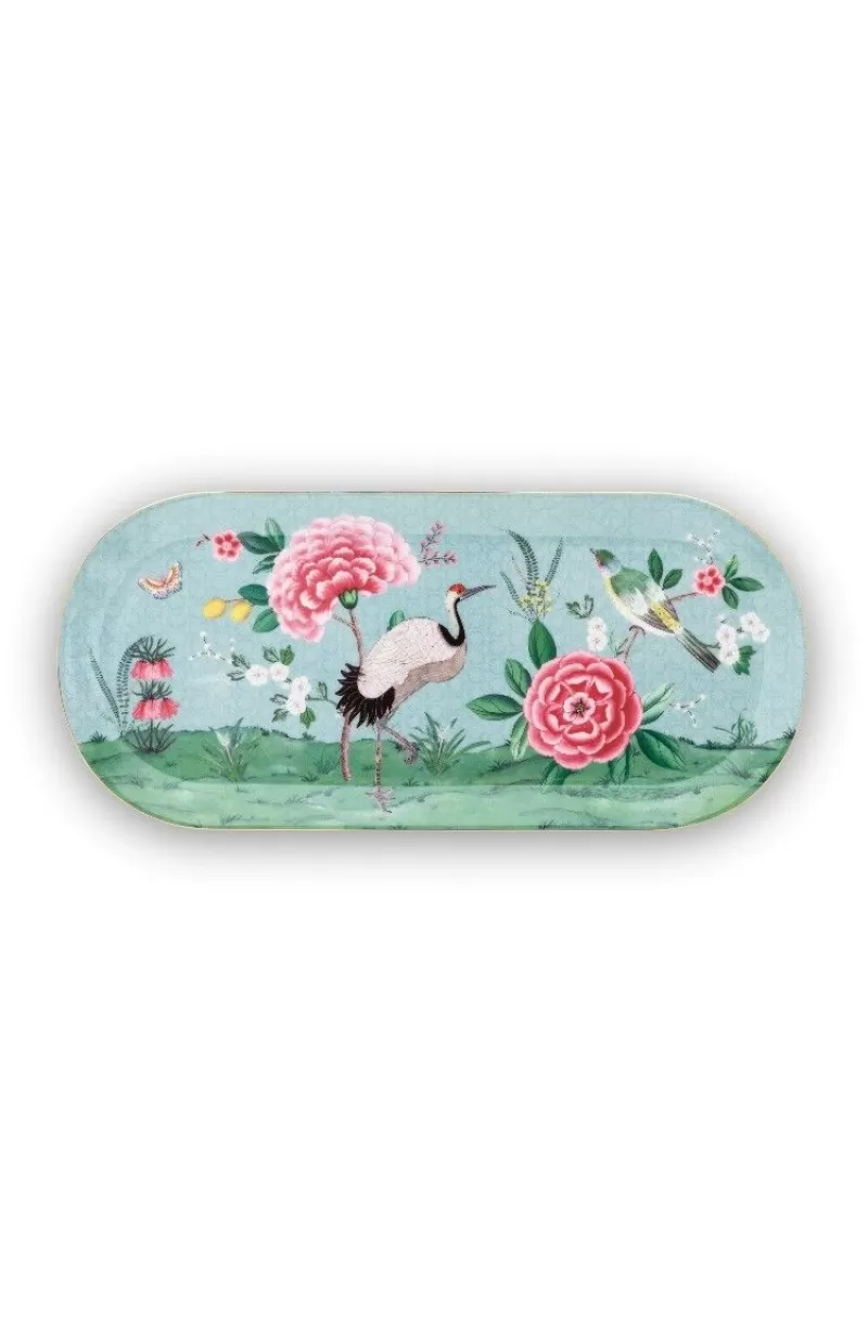 Pip Studio Plateau A Gâteaux Rectangulaire Blusing Birds En Coloris Bleu Clearance