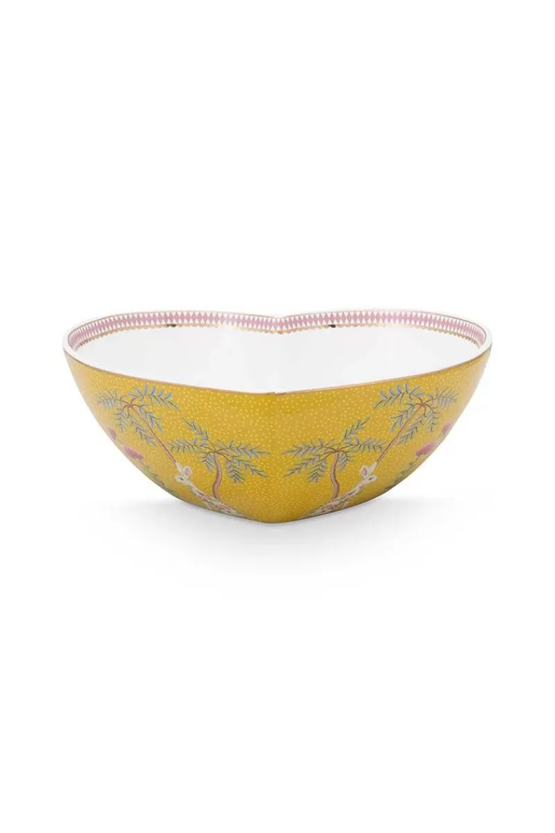 Pip Studio Plateau De Service Grande La Majorelle Forme De Coeur Jaune Best Sale