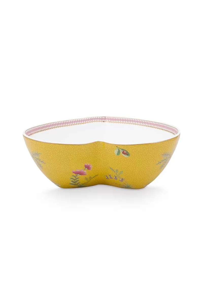 Pip Studio Plateau De Service Grande La Majorelle Forme De Coeur Jaune Best Sale