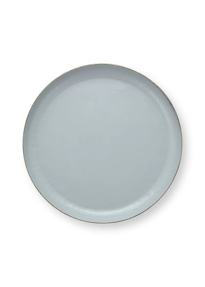 Pip Studio Plateau Emaille En Coloris Clair 30 Cm Bleu Cheap