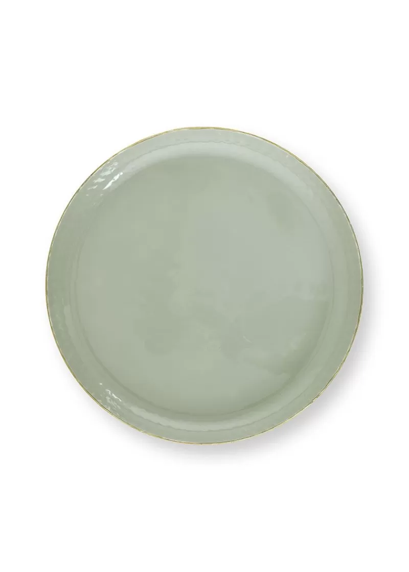 Pip Studio Plateau Emaille En Coloris Clair 30 Cm Vert Shop