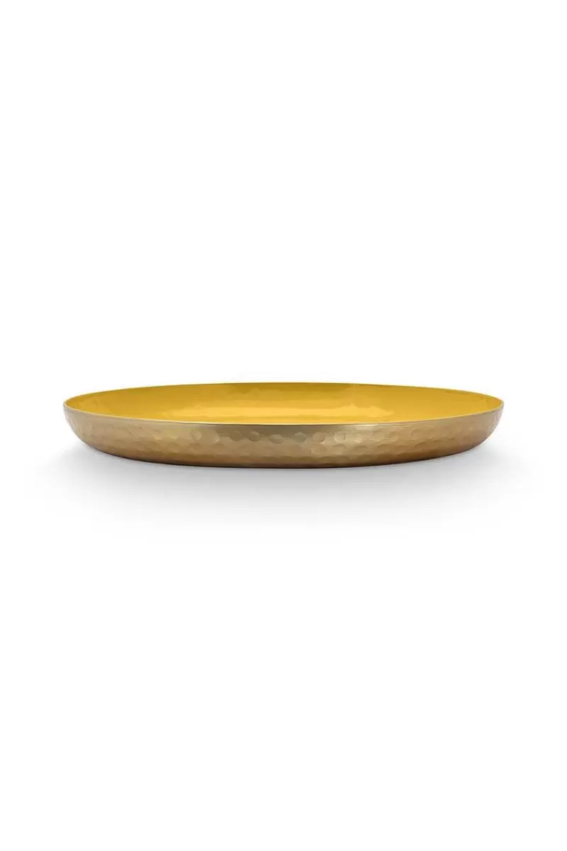 Pip Studio Plateau Emaille En Coloris Ocre 40 Cm Jaune Best