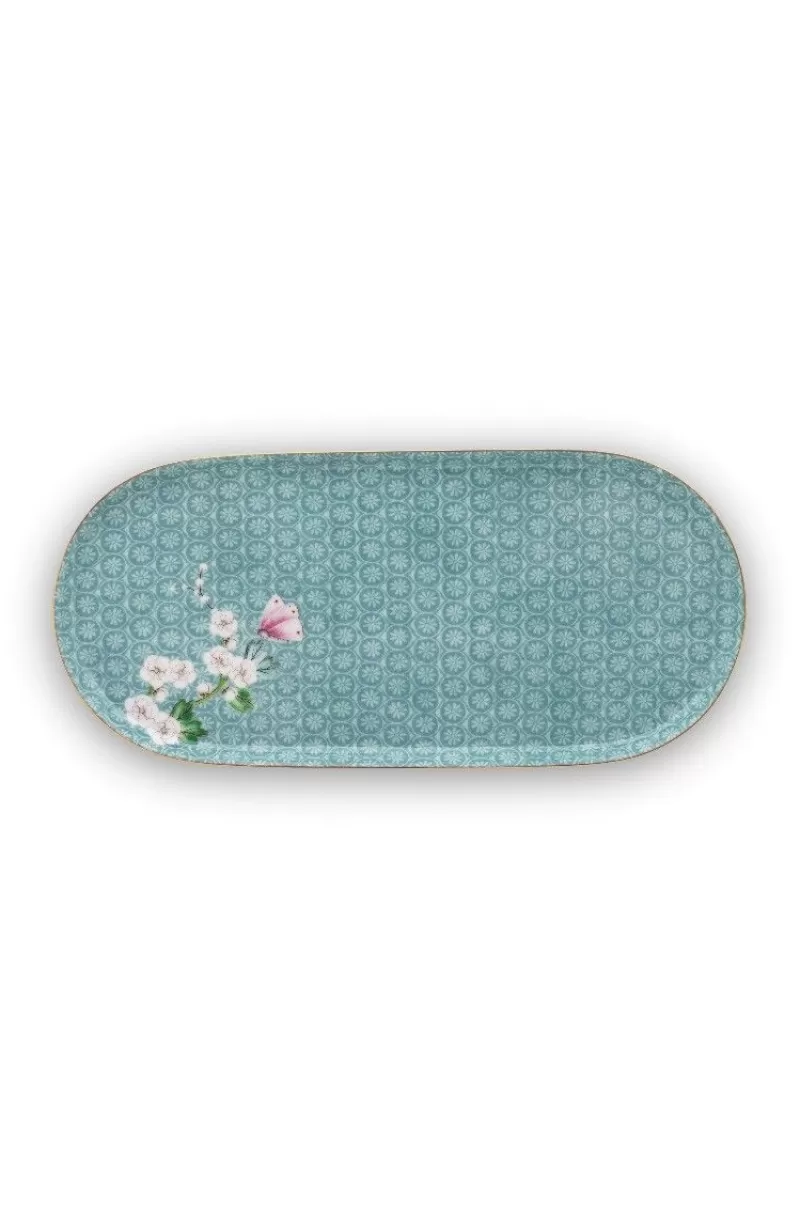 Pip Studio Plateau Lait & Sucre Blushing Birds En Coloris Bleu Discount