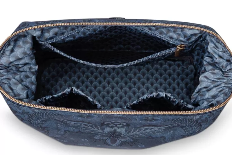 Pip Studio Pochette A Cosmetiques De Grande Taille Kyoto Festival En Coloris Bleu New
