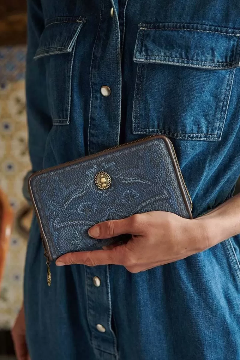 Pip Studio Portefeuille Kyoto Festival En Coloris Bleu Denim Flash Sale