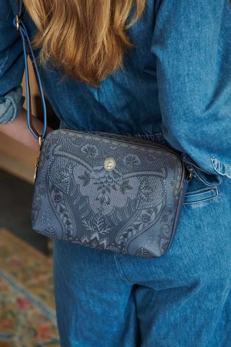 Pip Studio Sac Bandouliere De Taille Moyenne Kyoto Festival En Coloris Bleu Fenim Cheap
