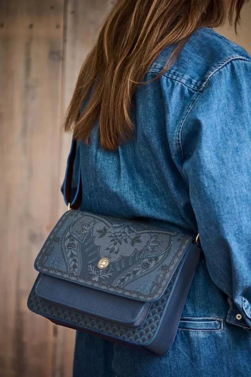 Pip Studio Sac Bandouliere Kyoto Festival En Coloris Bleu Denim Shop