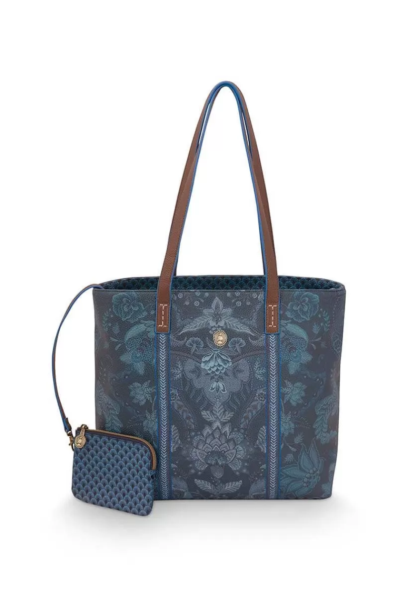 Pip Studio Sac Shopping De Taille Moyenne Kyoto Festival En Coloris Bleu Sale