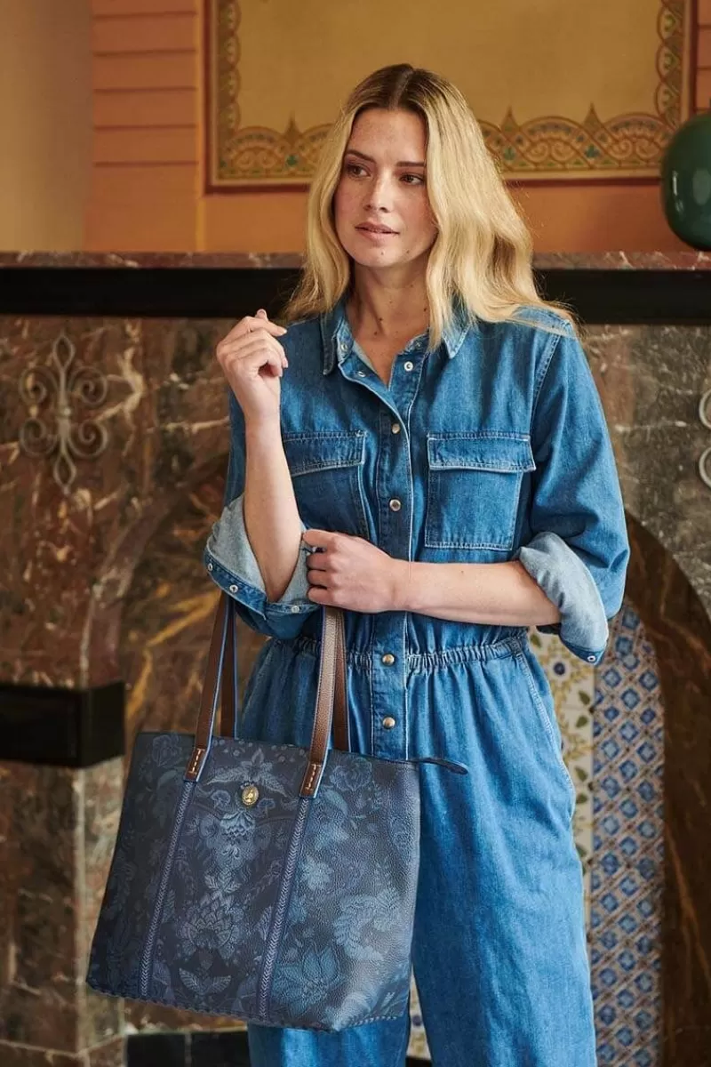 Pip Studio Sac Shopping De Taille Moyenne Kyoto Festival En Coloris Bleu Sale