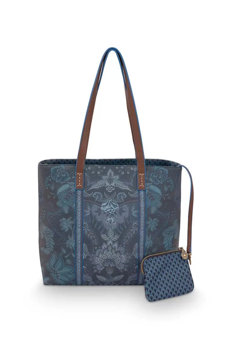 Pip Studio Sac Shopping De Taille Moyenne Kyoto Festival En Coloris Bleu Sale