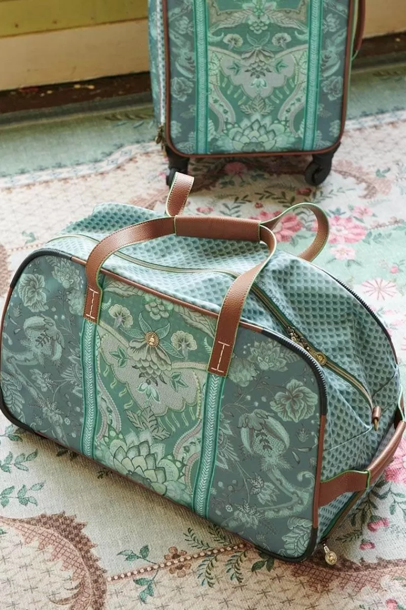 Pip Studio Sac Week-End A Roulettes Kyoto Festival En Coloris Vert Best Sale