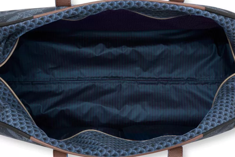 Pip Studio Sac Week-End A Roulettes Kyoto Festival En Coloris Bleu Shop