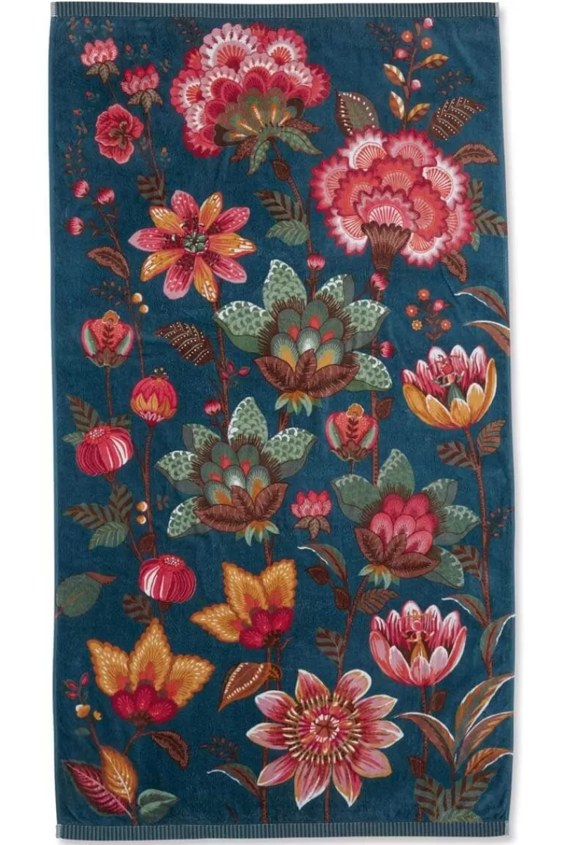Pip Studio Serviette De Plage Sunny Side Up En Coloris Fonce Bleu Store