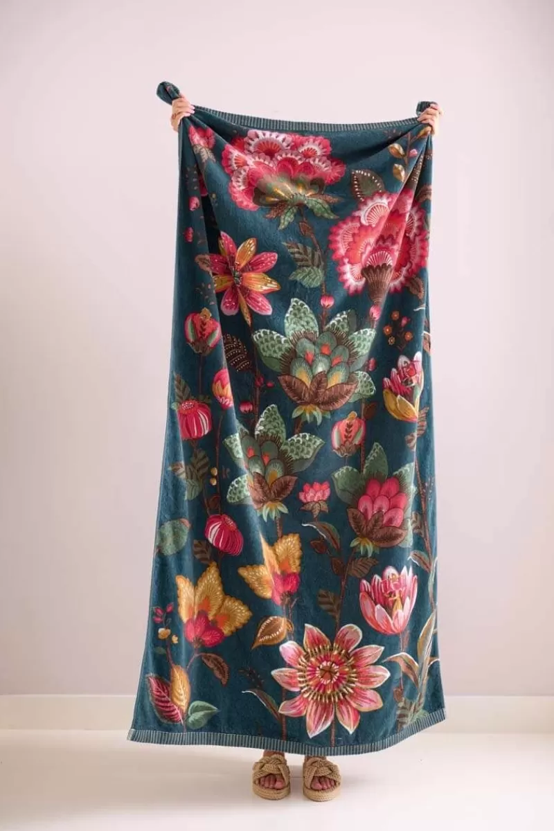 Pip Studio Serviette De Plage Sunny Side Up En Coloris Fonce Bleu Store