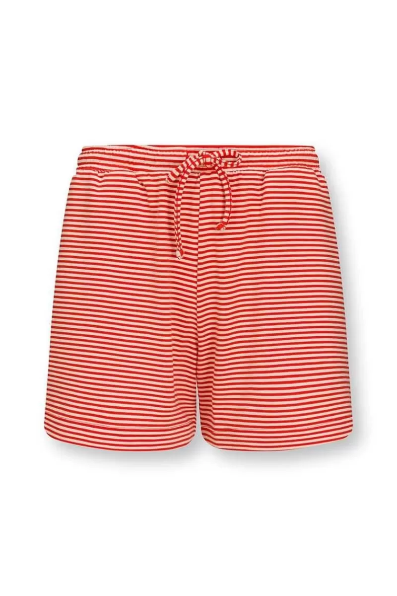 Pip Studio Short Little Sumo Stripe En Coloris Corail Rouge Discount