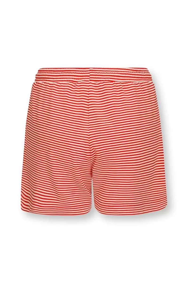 Pip Studio Short Little Sumo Stripe En Coloris Corail Rouge Discount