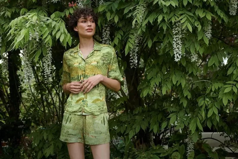 Pip Studio Short Toscana En Coloris Vert Flash Sale