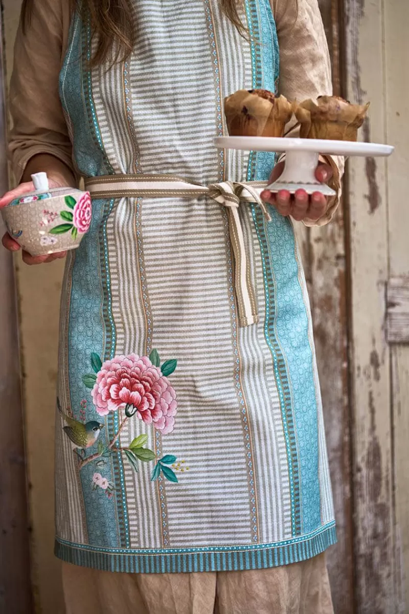 Pip Studio Tablier Blushing Birds En Coloris Bleu Fashion
